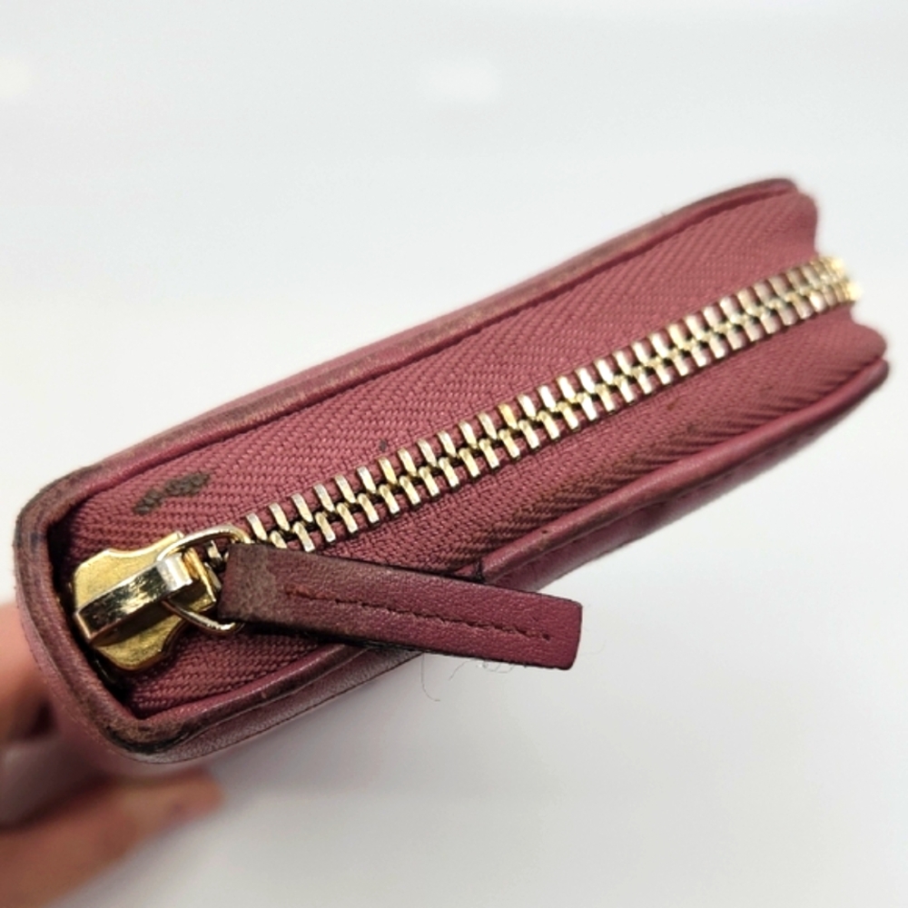 Gucci Rose Pink Long Zip Wallet with Gold Emblem See Description - Picture 3 of 11
